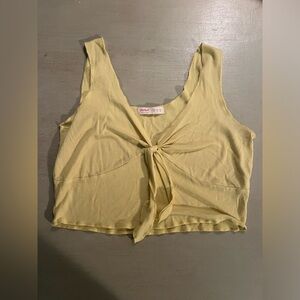 Women’s yellow Romwe tank top small